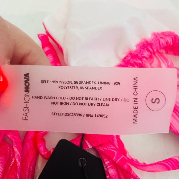 Fashion Nova Champagne And Jet Planes Bikini NWT - Picture 3 of 6